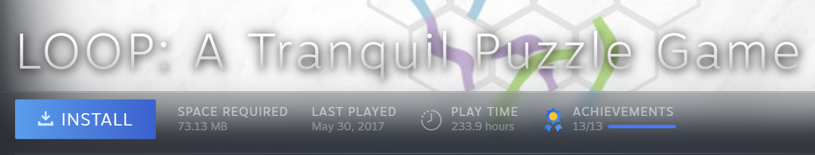 oh my god over 200 hours in this Loop game